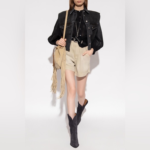 Isabel Marant Etoile Teresa Short in Natural, Size 36 (4) - Picture 3 of 13